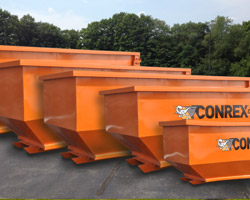 Conteneurs Conrex la solution en gestion de déchets.